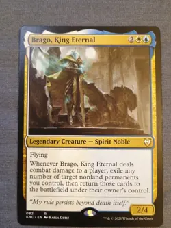 mtg brago, king eternal kaldheim commander - Image 1