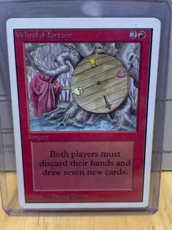Wheel of Fortune unlimited MTG Magic The Gathering very light play excellent - Image 1