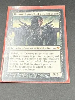 Kalitas, Bloodchief of Ghet Zendikar Magic The Gathering NM - Image 1