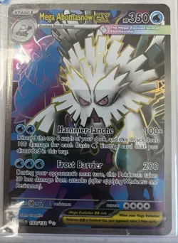 Pokemon TCG Mega Evolutions Mega Abomasnow Ex 157/132 Full Art Near Mint Single! - Image 1