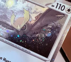 Pokemon Noctowl 127/162 Temporal Forces Cosmos Holo- Cosmo Swirl- Miscut Error - Image 1