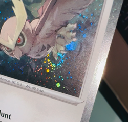 Pokemon Noctowl 127/162 Temporal Forces Cosmos Holo- Cosmo Swirl- Miscut Error - Image 2