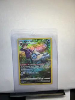 Pokemon Vaporeon TCG TG02/TG30 Brilliant Stars Trainer Gallery Ultra Rare Holo - Image 1