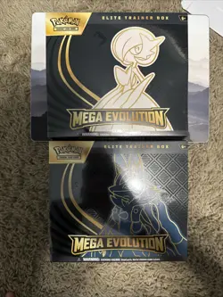 Pokemon TGC Mega Evolution Elite Trainer Box ETB *SET OF 2 NEW SEALED* - Image 1