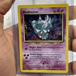 Pokemon Misdreavus 11/64 Neo Revelation Holo - Vintage WOTC Pokemon TCG LP Rare - Image 1