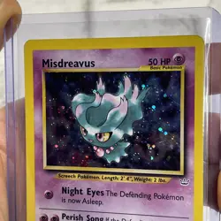 Pokemon Misdreavus 11/64 Neo Revelation Holo - Vintage WOTC Pokemon TCG LP Rare - Image 3