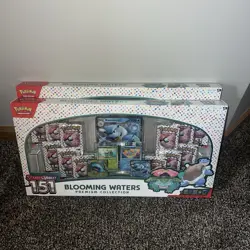 LOT OF 2!! Pokemon TCG 151 Blooming Waters Premium Collection Box- NEW SEALED - Image 1
