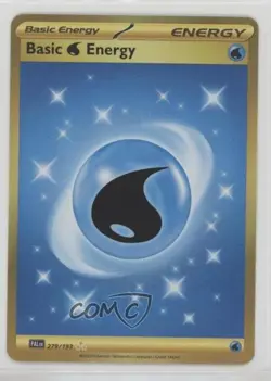 Hyper Rare - Water Energy Pokemon Scarlet & Violet Paldea Evolved SV02 #279 - Image 1