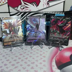 Galarian Moltres Zapdos Articuno V 097 080 058 Pokemon TCG Chilling Reign NM - Image 1