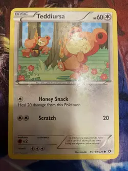 Pokemon Teddiursa RC15/RC25 Reverse Holo Legendary Treasures NM/LP - Image 1