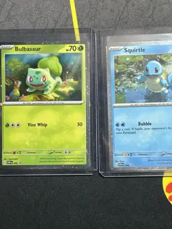 Matching HD Swirls 2023 Pokemon SVP Squirtle and Bulbasaur promos 048 and 046 - Image 2