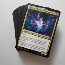 MTG Wilds of Eldraine Commander EDH Neva Stalked by Nightmares Deck - Image 1