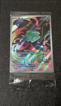 Pokemon Sealed Bulbasaur Mega Evolutions 133/132 Illustration Rare - Image 1
