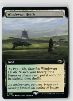 MTG Modern Horizons 3 Windswept Heath (Extended Art) x1 NM Rare - Image 1