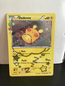 Dedenne RC10/RC32 Pokemon Generations Radiant Collection Holo Uncommon - Image 1