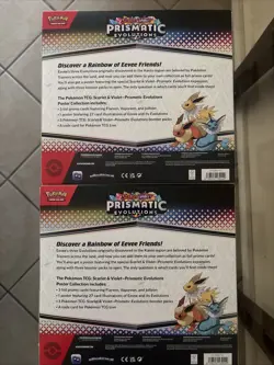 Prismatic Evolutions Poster Collection Pokemon TCG Factory Sealed (Lot Of 2) - Image 2