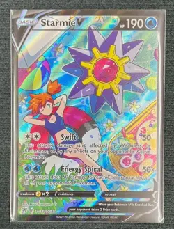 Pokemon Astral Radiance Starmie V TG13/TG30 SWSH10 Trainer Gallery Full Art Holo - Image 1