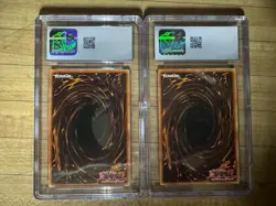(2 Card Lot) Yugioh Graded 2006 EOJ-EN035 EOJ-En007 Super Rare CGC 10 GEM Mint - Image 2