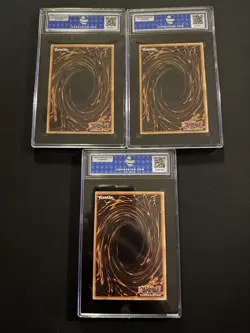 (3 Yu-Gi-Oh Card Graded Lot) 2024 Yu-Gi-Oh Graded Lot ISA 9,10 White Dragon - Image 2