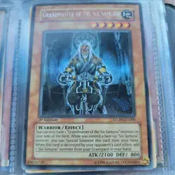 Grandmaster of the Six Samurai STON-EN000 Secret Rare 1st Edition LP 6196 - Image 1