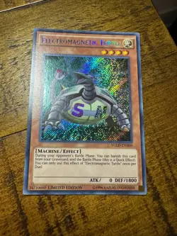 Electromagnetic Turtle YGLD-ENA00 Limited Edition Secret Rare PL + BONUS - Image 1