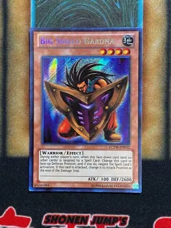 Yugioh Big Shield Gardna LCYW-EN032 Secret Rare LP - Image 1