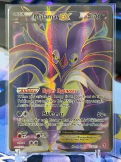 Pokemon TCG XY Phantom Forces Malamar EX Full Art 115/119 Holo Card MP AUTHENTIC - Image 1
