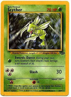 Pokemon Jungle 26/64 Scyther Card - Image 1