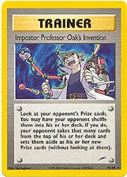 Neo Destiny Rare - Imposter Professor Oak's Invention Pokemon Card 94/105 - Image 1