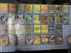 Pokemon TCG Cards - Lot of 34 Gold Cards - Image 1