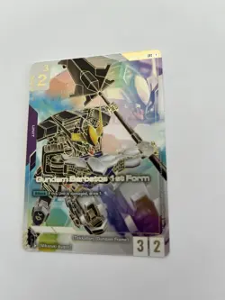 Gundam Card Game Gundam Barbatos 1st Form LR++ GD02-054 Dual Impact - Image 3