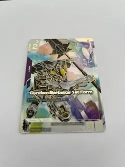 Gundam Card Game Gundam Barbatos 1st Form LR++ GD02-054 Dual Impact - Image 4