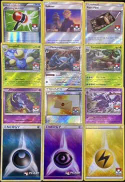 Pokemon 12x Cards Lot - LEAGUE PLAY! PRIZE PACK HOLO RARE PROMO STAMPED TCG - Image 1