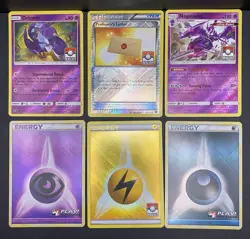 Pokemon 12x Cards Lot - LEAGUE PLAY! PRIZE PACK HOLO RARE PROMO STAMPED TCG - Image 4