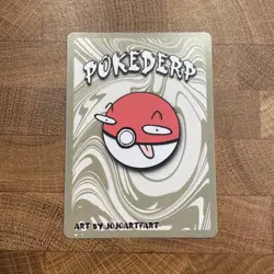1st Edition Pokederp Set 2 Jiggles Fan Art Custom Derpy Card - Image 2