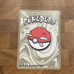 1st Edition Pokederp Set 2 Fiyox Fan Art Custom Derpy Card - Image 2