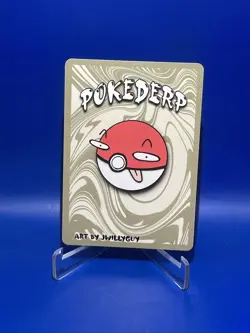 Pokederp Halloween X-ray Fakachu Holo Mimikyu 26/36 Custom Derpy Card - Image 2