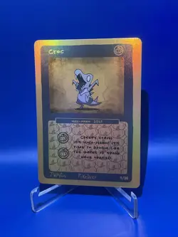 Pokederp Halloween Zombie Croc Holo Totodile 4/36 Custom Derpy Card - Image 1