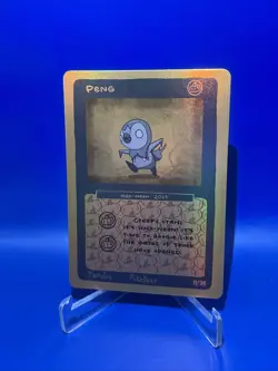 Pokederp Halloween Zombie Peng Holo Piplup 11/36 Custom Derpy Card - Image 1