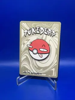 Pokederp Halloween Zombie Peng Holo Piplup 11/36 Custom Derpy Card - Image 2