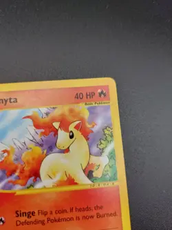 Pokemon Card Ponyta 126/165 common Expedition Base Set LP - Image 4