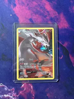 Reshiram XY74 Black Star Promo Full Art Ultra Rare Pokemon Card MP - Image 1