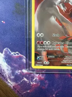 Reshiram XY74 Black Star Promo Full Art Ultra Rare Pokemon Card MP - Image 4