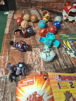 Lot of Bakugon brawlers/launcher and cards With Rule Book - Image 2