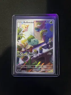 Pokemon TCG Bulbasaur Stellar Crown Illustration Rare Card 143/142 - Image 1