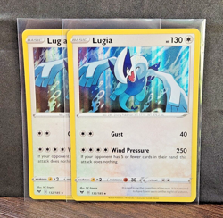 2020 Lugia Holo Rare 132/185 Vivid Voltage Pokemon Card NM - Image 1