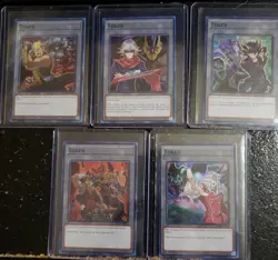 Yu-Gi-Oh! TCG All 5 Doom of Dimension Token Cards. Includes Pegasus - Image 1