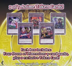 Yu-Gi-Oh! TCG All 5 Doom of Dimension Token Cards. Includes Pegasus - Image 3