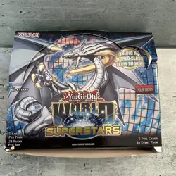 Yu-Gi-Oh YGO World Superstars Booster Box, English 1st Edition. - Image 1