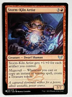 Storm-Kiln Artist Strixhaven Regular The List Mystery NM MTG Magic Card - Image 1